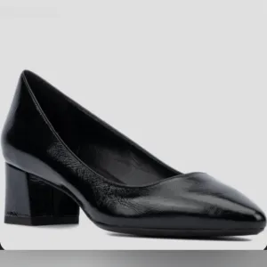 AQUATALIA, 8, Pasha Crinkle, Patent Pump in Black