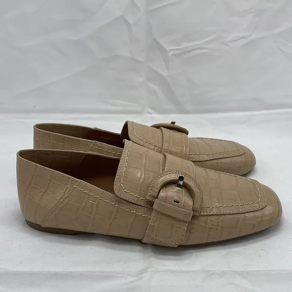 Aquatalia Jacqui Water Resistant Convertible Loafer In Cappuccino Beige Sz 7.5
