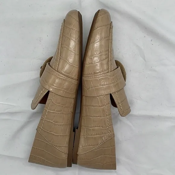 Aquatalia Jacqui Water Resistant Convertible Loafer In Cappuccino Beige Sz 7.5