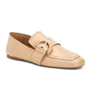 Aquatalia Jacqui Water Resistant Convertible Loafer In Cappuccino Beige Sz 7.5