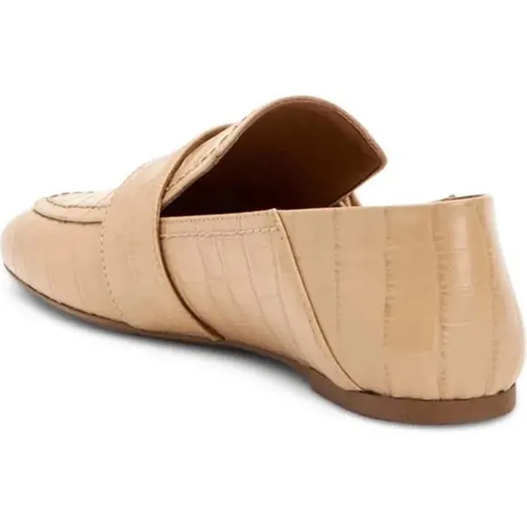 Aquatalia Jacqui Water Resistant Convertible Loafer In Cappuccino Beige Sz 7.5