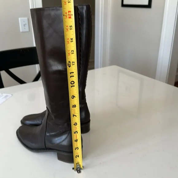 Aquatalia Tall Riding Boot - Chocolate Brown - Size 7