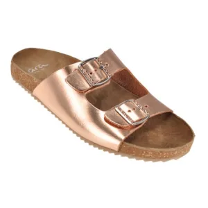 Ara Patent Leather Metallic Rose Gold Sandals Sz 9