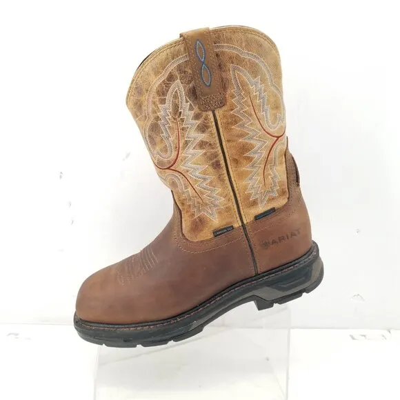 Ariat 10031483 Mens WorkHog XT H2O Carbon Toe Waterproof Boots Size 9 EE Wide