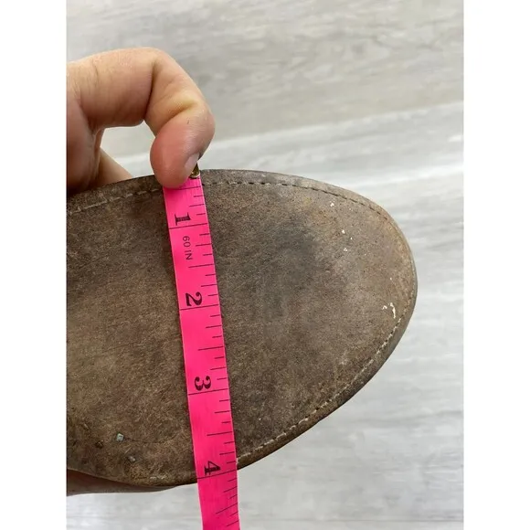 Ariat 53301 Women’s  7.5B Brown Leather Almond Toe Mid-Calf Cowboy Western Boot