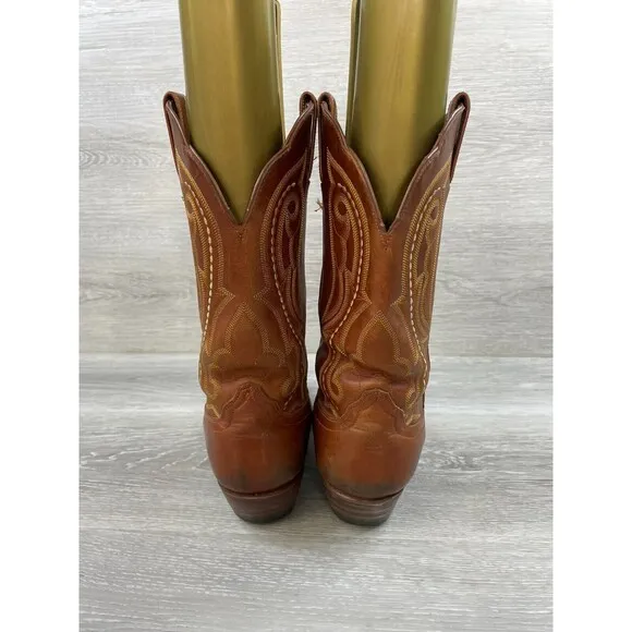 Ariat 53301 Women’s  7.5B Brown Leather Almond Toe Mid-Calf Cowboy Western Boot