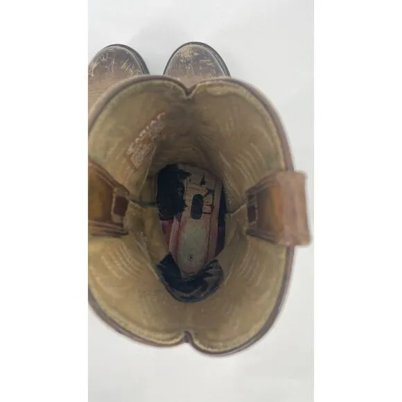 Ariat Challenger Men's 9.5D Western Cowboy Boots 10002504 Brown Rodeo Rancher
