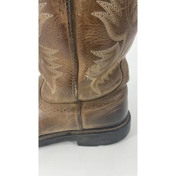 Ariat Challenger Men's 9.5D Western Cowboy Boots 10002504 Brown Rodeo Rancher