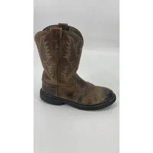 Ariat Challenger Men's 9.5D Western Cowboy Boots 10002504 Brown Rodeo Rancher