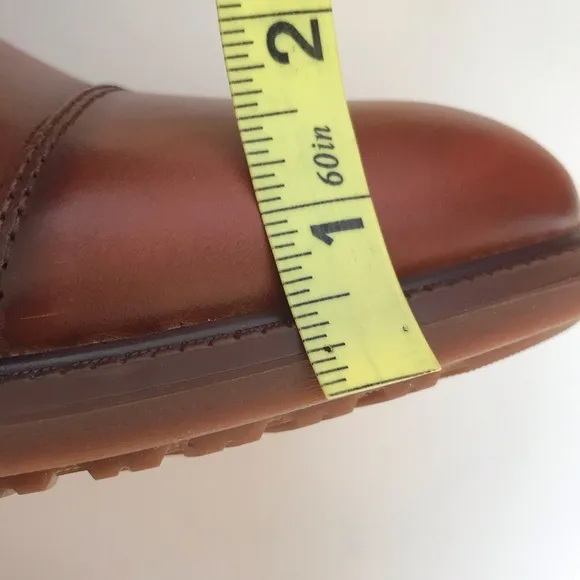 Arkbird Chelsea Boots Zip Closure Men's size 10 Ankle Mid High Top Whiskey Brown