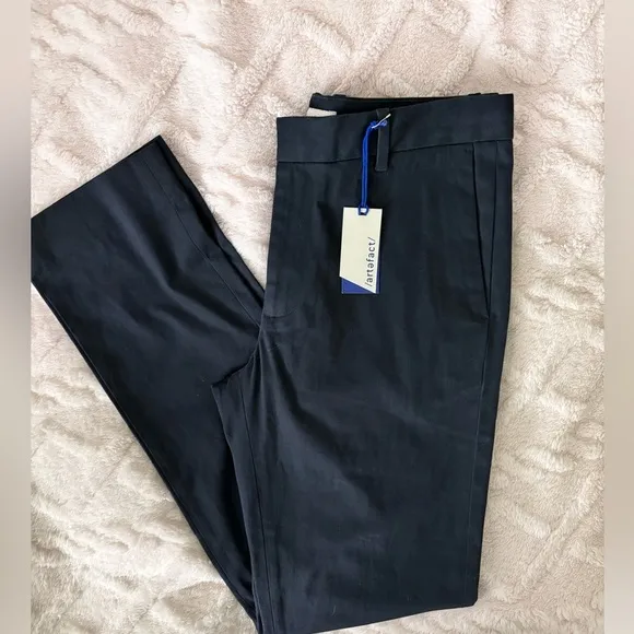 Artefact Men's Straight Leg Slim Fit Dress Pants with Hip Pockets | Sz 31/32