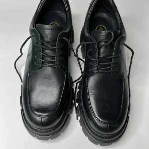 Ash LAB Black Block Loafers Chunky Shoes Wednesday Addams Style shoes