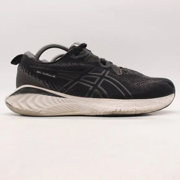 Asics Gel-Cumulus 25 Men's 9 Shoes Running Walking Gym Black White 1011B621