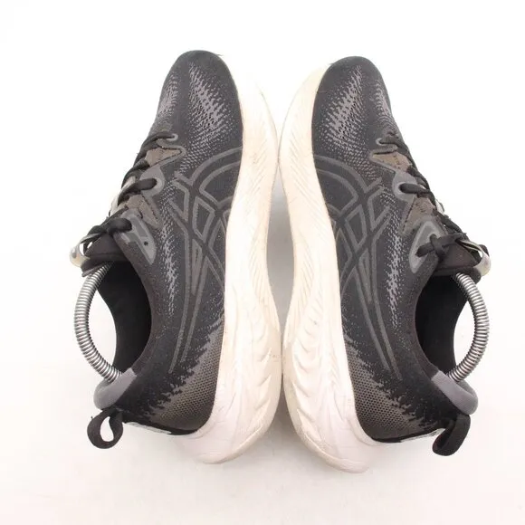 Asics Gel-Cumulus 25 Men's 9 Shoes Running Walking Gym Black White 1011B621