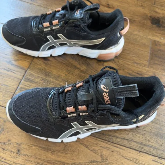 ASICS Gel Quantum 90 Women’s Size 9 Black Running Shoes 1202A345 Sneakers Gym