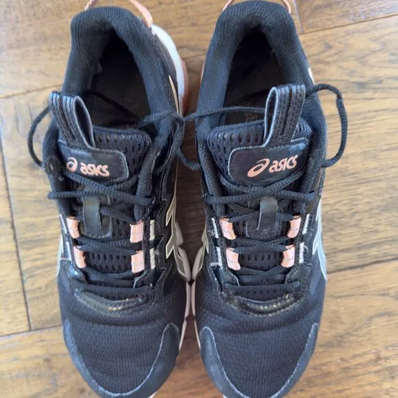 ASICS Gel Quantum 90 Women’s Size 9 Black Running Shoes 1202A345 Sneakers Gym