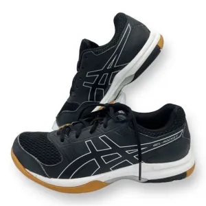 Asics Gel-Rocket Vollyball Shoes Black/Silver 7.5