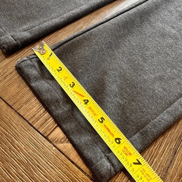 Au Noir Infinity Sophisticated Gray Pants Slim Fit Stretch Chino Trousers 33
