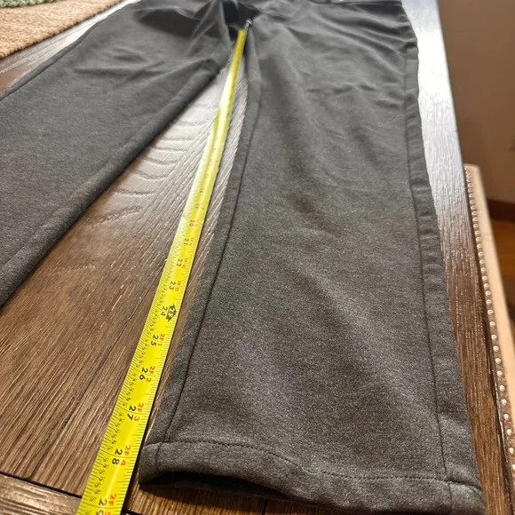 Au Noir Infinity Sophisticated Gray Pants Slim Fit Stretch Chino Trousers 33