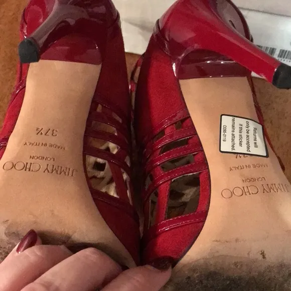 Authentic Sexy Jimmy Choo Heels in Box.