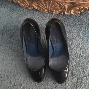 Authentic YSL patent leather pumps