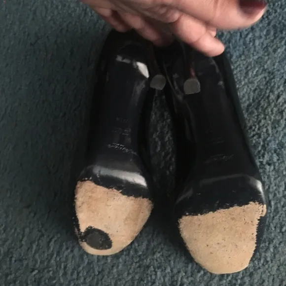 Authentic YSL patent leather pumps