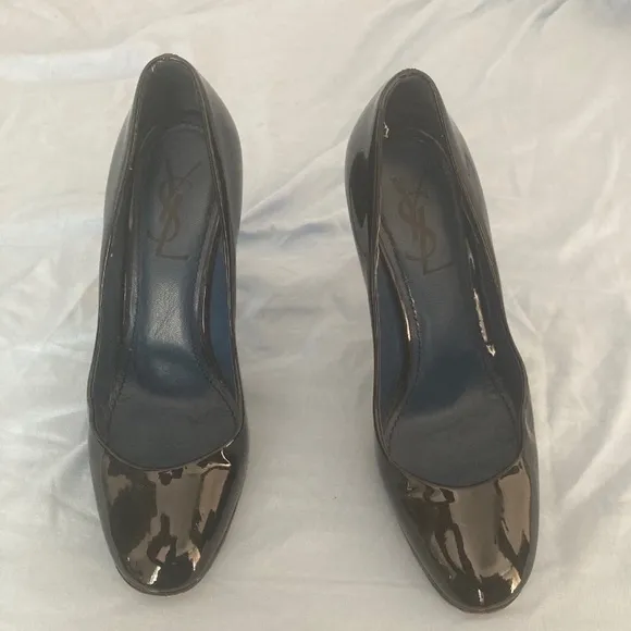 Authentic YSL patent leather pumps
