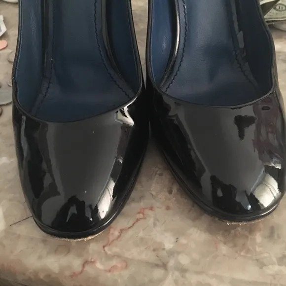 Authentic YSL patent leather pumps