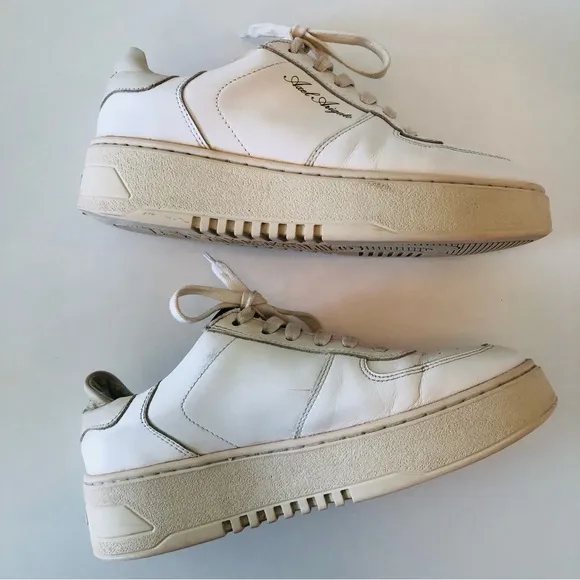 Axel Arigato Orbit Platform Sneakers White Beige Men’s US 7 Women’s US 8.5 EU 39