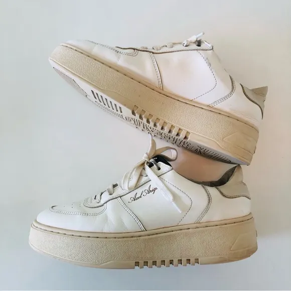 Axel Arigato Orbit Platform Sneakers White Beige Men’s US 7 Women’s US 8.5 EU 39