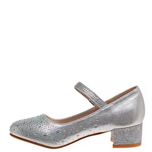 Badgley MischkaGirls' Sophie Rhinestone Dress Mary Janes (Youth)