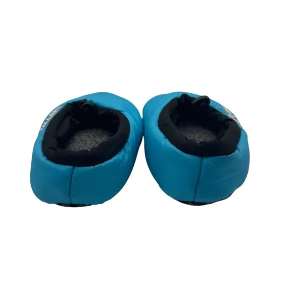 Baffin Size Large Cush Insulated Slipper Shoes Blue &amp; Black Durable &amp; Cozy