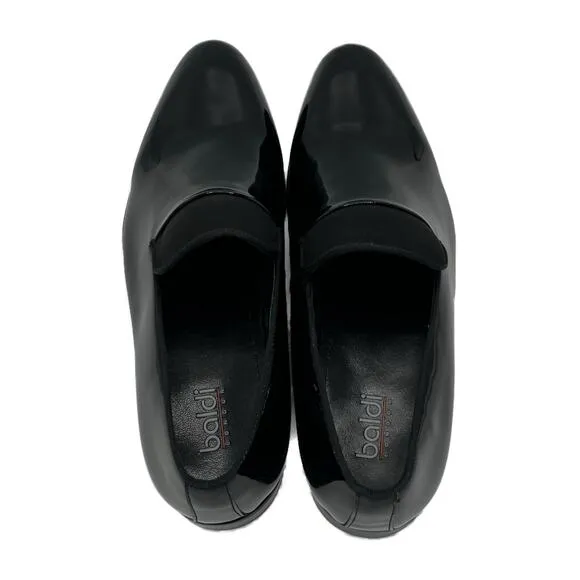 Baldi London Men's Hoff Patent Leather Dress Shoe in Black Size 10