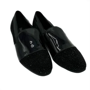 Baldi London Men's Johny Patent Leather Dress Shoe in Black Size 10