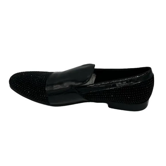 Baldi London Men's Johny Patent Leather Dress Shoe in Black Size 9