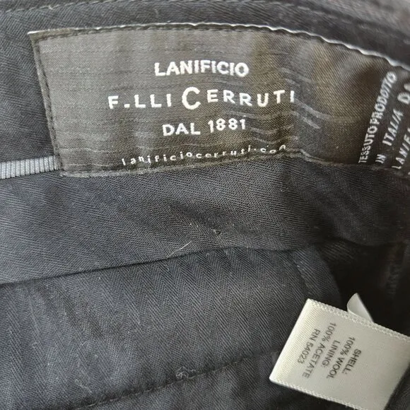 Banana Republic 100% Wool Tailored Slim Fit Dress Pants Size 33x32