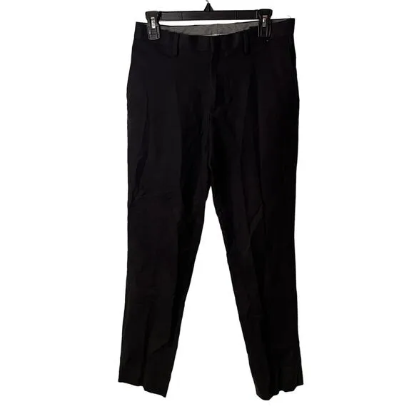Banana Republic Black Slim Fit Stretch Dress Pants Size 30X32