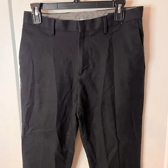 Banana Republic Black Slim Fit Stretch Dress Pants Size 30X32