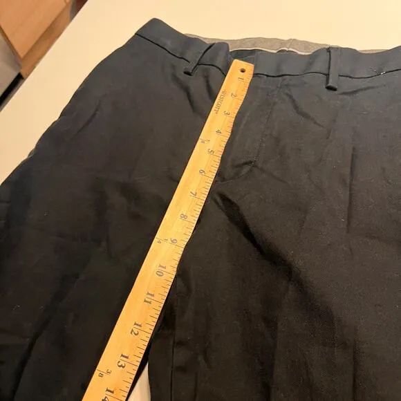 Banana Republic Black Slim Fit Stretch Dress Pants Size 30X32