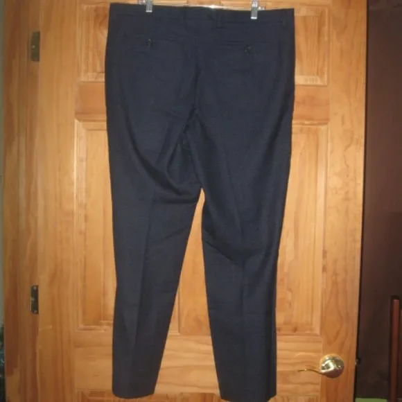 Banana Republic Blue Slim Fit Wool Dress Pants