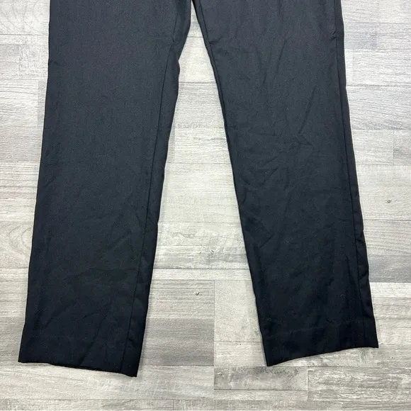 Banana Republic Men's Black Tailored Slim Fit Dess Pants
