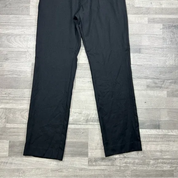 Banana Republic Men's Black Tailored Slim Fit Dess Pants