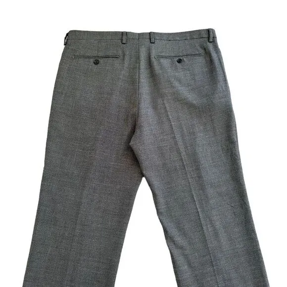 🔃Banana Republic Men’s Gray Wool Straight Leg Slim Fit Dress Pants