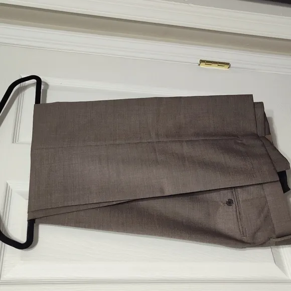 Banana Republic Monogram Brown PinDot Dress Pant 38W X 32L