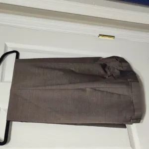 Banana Republic Monogram Brown PinDot Dress Pant 38W X 32L