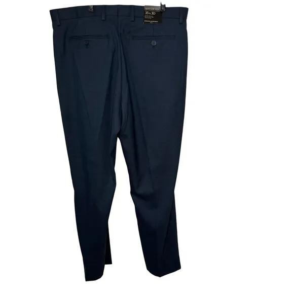 Banana Republic NWT Men's Slim Stretch Blue  Dress Pants 35x30