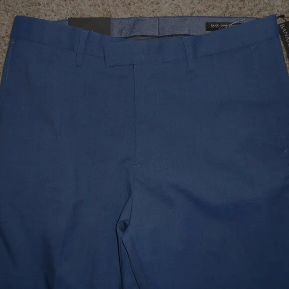 Banana Republic Slim Fit Dress Pant 32/34 Blue