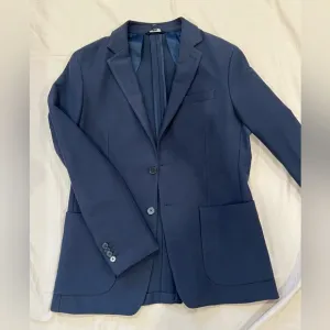 Banana Republic Summer Weight Sport Jacket in Navy 40L slim fit stretch fabric