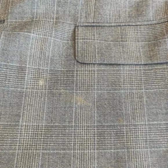 Banana Republic Wool NEW Men's Dress Coat Size 42R Slim Fit Blue Plaid