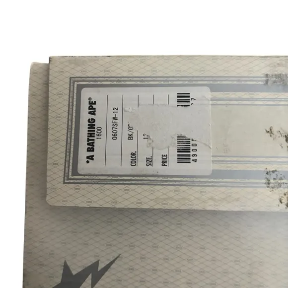 Bape Sta patent leather sneakers Size 13